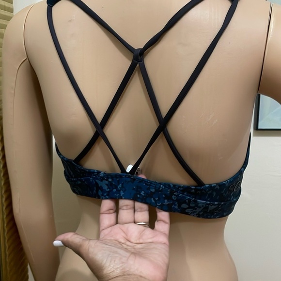 Soul Women's Blue Patterned Sports Bra - Picture 4 of 8